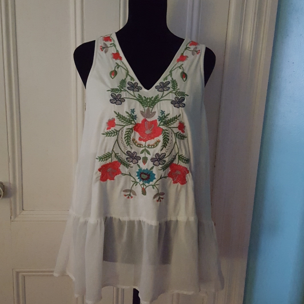 Embroidered Top